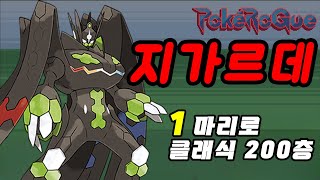 새로운 컨텐츠: 지가르데 ←1 마리로 포켓로그 클래식 200층 깨기ㅋㅋㅋㅋㅋㅋ