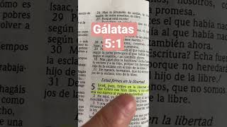 Cristo nos hizo libres. Gálatas 5:1￼