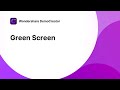 Wondershare DemoCreator Tutorial: How to Use Green Screen Function?