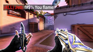 Can you stop one tapping me Flame?