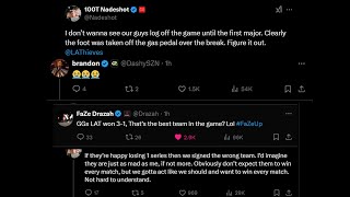 Scump, Dashy, ZooMaa react to Nadeshot tweet after LAThieves lose to FaZe 🤣