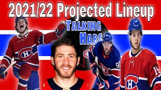 Montreal Canadiens 2021/22 (Too Early) Projected Lineup