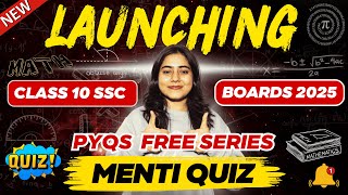 NEW LIVE SERIES LAUNCH❤️‍🔥 | FREE LIVE SERIES LAUNCH | CLASS 10 ALGEBRA \u0026 GEOMETRY | BOARD EXAM 2025