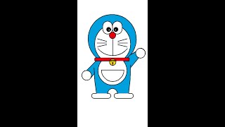 Doraemon Character drawn using Python Turtle Library ๐ ๐ || Infinite Coder #shorts #infinitecoder