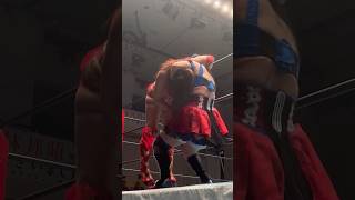 【女子プロレス】超危険なエプロンでのブレーンバスター【尾崎妹加】【高瀬みゆき】【ストロングスタイルプロレスVol.30】【新日本プロレス】【玉川ボール】#shorts