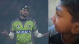 Little Fan of Lahore Qalandars Crying After losing Match 7 PSL 5 2020