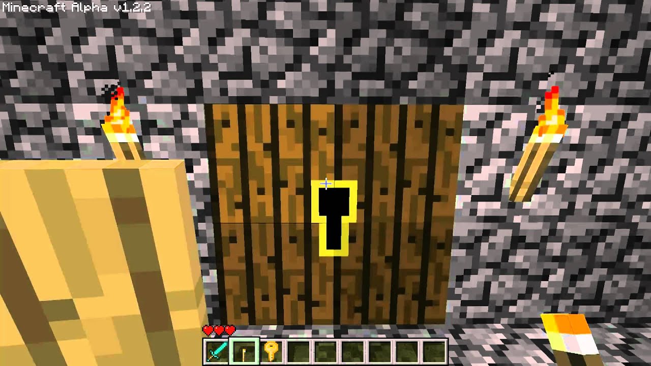 Minecraft Locked Door Youtube