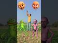 Upin ipin head to dancing frog,, joker,, gorilla & red dame tu cosita - magic vfx