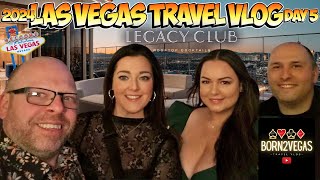 TOP OF BINIONS & LEGACY CLUB - Vegas Travel Vlog, Day 5 - Nacho Daddy | Mickie F