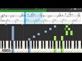 Faint Courage (Game Over) - Deltarune Chapter 2 - Piano tutorial and cover (Sheets + MIDI)