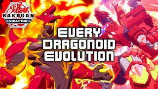 Every Dragonoid Evolution - Bakugan: Evolutions, Geogan Rising, Armored Alliance & Battle Planet