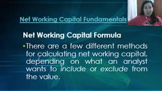 Net Working Capital Fundamentals