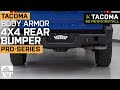 2016-2021 Tacoma Body Armor 4x4 PRO-Series Rear Bumper Review & Install