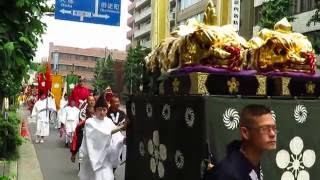 湯島天神例大祭 2016 【神幸祭渡御】本富士警察署前  Yushimatenjin example festival