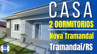 R$ 329.000,00 - CASA COM LAJE E 2 DORMITÓRIOS A VENDA EM TRAMANDAÍ/RS