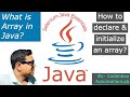 Java Arrays-Part1: What is Array in Java? How to  declare and Initialize an array?