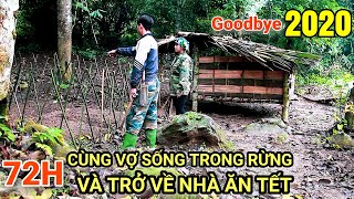 72H CÙNG VỢ SỐNG TRONG RỪNG MÙA ĐÔNG | Survival In The Forest | Rừng Và Tôi