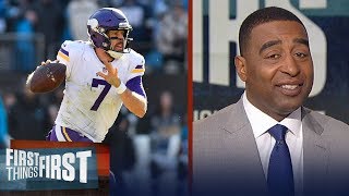 Panthers beat Vikings, 31-24 - Is this the end of Case Keenum's run as QB? | FIRST THINGS FIRST