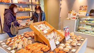 Artistic and beautiful bread making! More than 50 types of bread are baked from early morning!