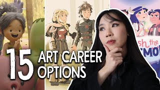 15 Art Career Options (Animation, Illustration, Design)