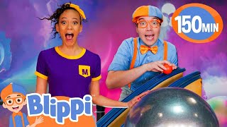 Can It Sink or Float 🌊 Blippi \u0026 Meekah Learn About Gravity \u0026 Electricity on a Science Adventure!