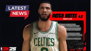 NBA 2K25 SAVED? Season 4 Patch Notes Revealed!