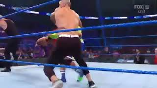 Wwe Smackdown - Roman Reigns Mustafa & Gable vs Corbin Cesaro & Shinsuke Nakamura - 25 October 2019