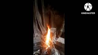 വിറകടുപ്പിൽ  ചോറ്  വെക്കൽ Very Easy | Rice Cooking in Firewood Stove |  Virakaduppil Choru (Video 1)