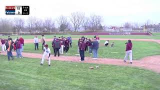 Dunkirk Marauders Boys Varsity Baseball Vs Falconer Golden Falcons