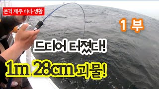 [1부] 바다낚시의 끝판왕이라고 할 수 있는 지깅낚시! 제주도 앞바다에서 펼쳐지는 본격 제주도바다낚시 대물 타임. 도시어부도 울고 갈 대물이 올라옵니다. 제주도 지깅낚시는 만마린호