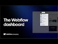 The Webflow Dashboard  – Webflow Tutorial