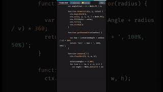 Create Spirograph Art with HTML Canvas | HTML5 Canvas Tutorial #shorts #coding #JavaScript