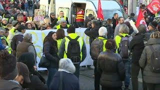 Pension reform protesters rally in Marseille | AFP