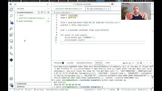 How to open an ICS file with Python and read events