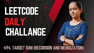 Leetcode | 494 Target Sum | Java | Recursion | Memoization