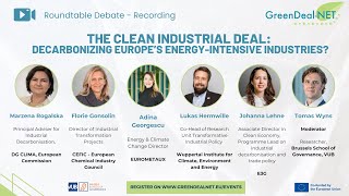 The Clean Industrial Deal: Decarbonizing Europe’s energy-intensive industries?