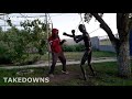 martial arts dummy overview workout. boxing and mma heavy bag grappling dummy wrestling bag.