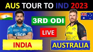 India vs Australia 3rd ODI Match Live Score Only | IND vs AUS 3rd ODI LIVE