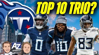 Ranking the Titans New WR Trio as a Top 10 unit in the NFL for 2024