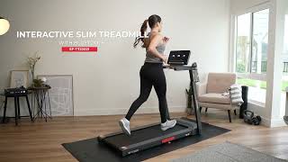 Sunny Health & Fitness | Interactive Slim Treadmill - SF-T722021