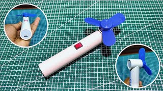 How To Make A Mini Hand Fan With PVC Pipe || PVC Pipe से मिनी Hand Fan कैसे बनाएं