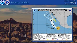 9/5/22 Phoenix Area Forecast: Excessive Heat, Hurricane Kay Track