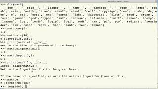 Importing Standard Library and User-Defined Python Modules