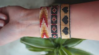 DIY perlen ARMBAND weben MIYUKI