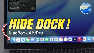 How to Hide DOCK on Mac - macOS Tahoe