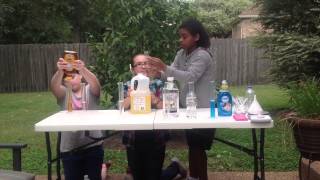 7 layer density column with the Backyard Scientists