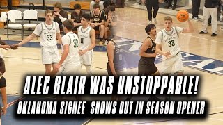 ALEC BLAIR OKLAHOMA SIGNEE WAS UNSTOPPABLE  vs Crespi