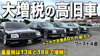 高旧車の税金！13年,18年落ちの自動車税,重量税がやばい！それでも維持する理由とは！ 特集【くるま小僧】