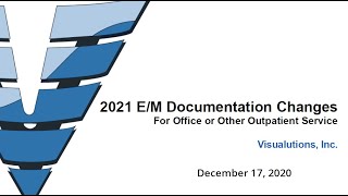 Evaluation And Management Code Changes For 2021