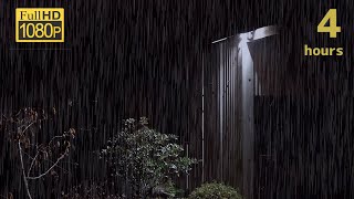 【雨音】倉庫に降る雨の音でリラックスする４時間